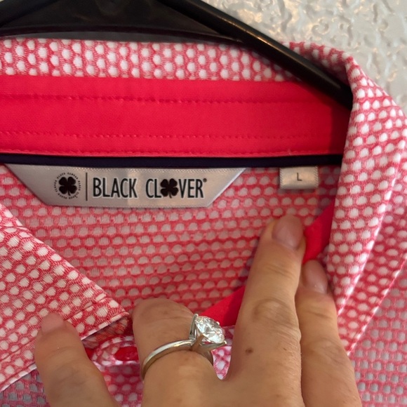 Black Clover Men's Pink Polo Shirt - Picture 5 of 6